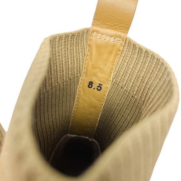 Everlane The Glove Boot Ribbed Sock Ankle Bootie Women’s 8.5 Tumbleweed Yellow - Picture 10 of 12